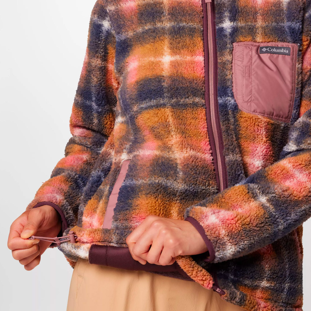 COLUMBIA WEST BEND PRINT FULL ZIP II 2085851-609 Μωβ