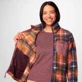 COLUMBIA WEST BEND PRINT FULL ZIP II 2085851-609 Μωβ Εικόνα 6