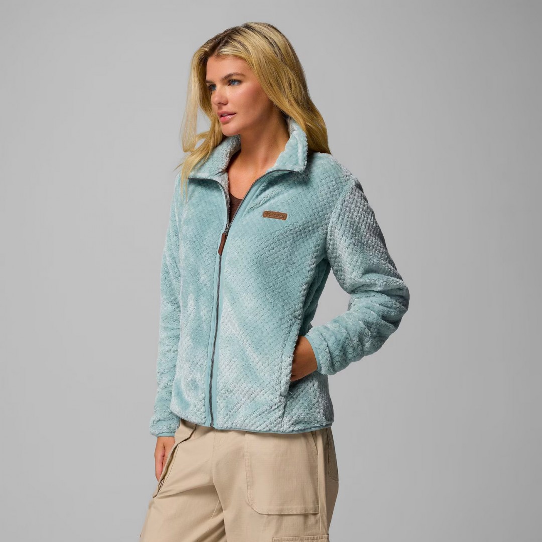 COLUMBIA FIRE SIDE II SHERPA FULL ZIP FLEECE 1819791-461 Σιελ