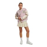 KARL KANI RETRO PATCH STAR LOGO OS COLLEGE JACKET KW243-041-2-ROSE/LIGHT SAND Pink Image 4
