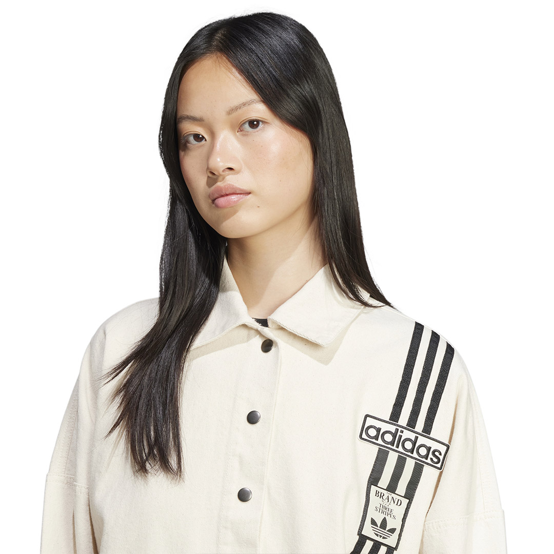 adidas Originals DENIM TRACK TOP JD5617 Εκρού