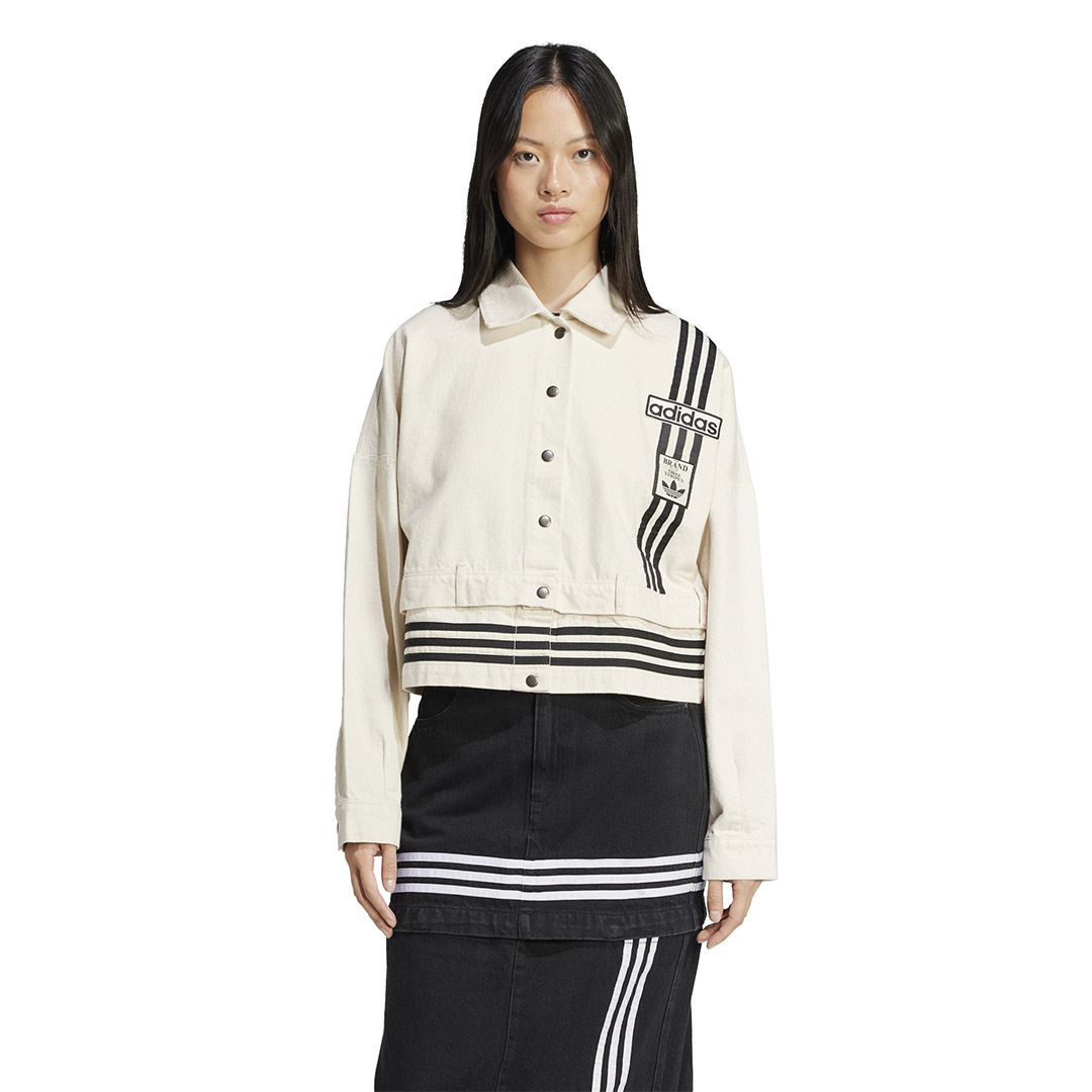 adidas Originals DENIM TRACK TOP JD5617 Εκρού