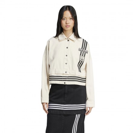 adidas Originals DENIM TRACK TOP JD5617 Εκρού