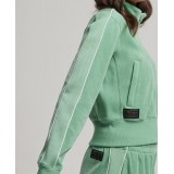 SUPERDRY CODE S LOGO VELOUR TRACK TOP W2011490A-7XQ Πράσινο Εικόνα 2
