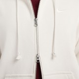 NIKE W NSW PHNX FLC FZ OS HOODIE DQ5758-104 Εκρού Εικόνα 3