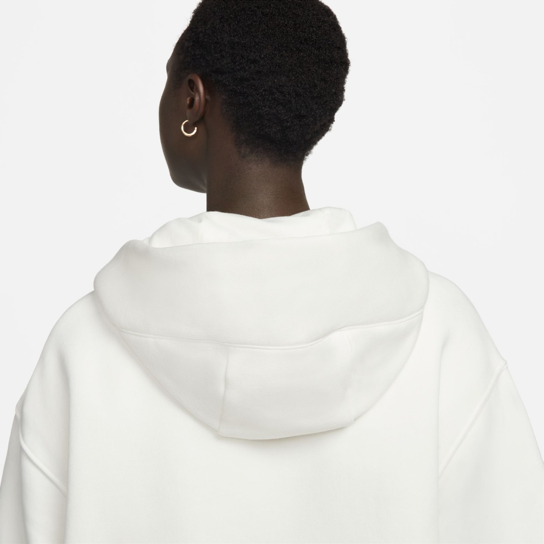 NIKE W NSW PHNX FLC FZ OS HOODIE DQ5758-133 Ecru