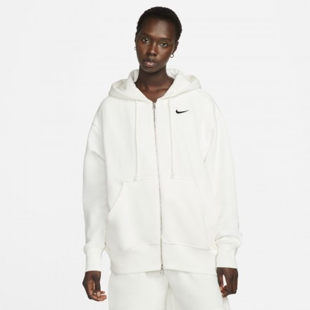 NIKE W NSW PHNX FLC FZ OS HOODIE DQ5758-133 Ecru