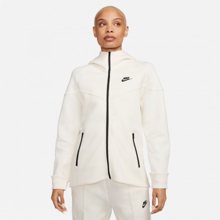 NIKE W NSW TCH FLC WR FZ HDY FB8338-110 Ecru