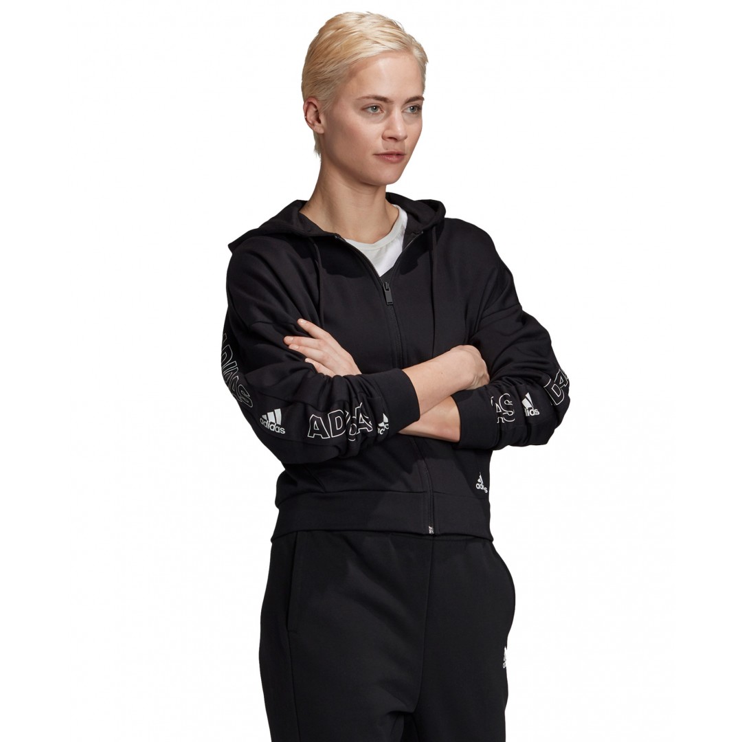 adidas Performance W BOS AOP FZ HD FR5102 Black