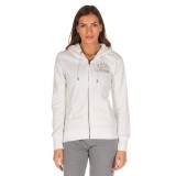 FUNKY BUDDHA WOMEN'S ZIP HOODIE FBL101-06219-OFF WHITE MEL White Image 