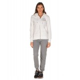 FUNKY BUDDHA WOMEN'S ZIP HOODIE FBL101-06219-OFF WHITE MEL White Image 2