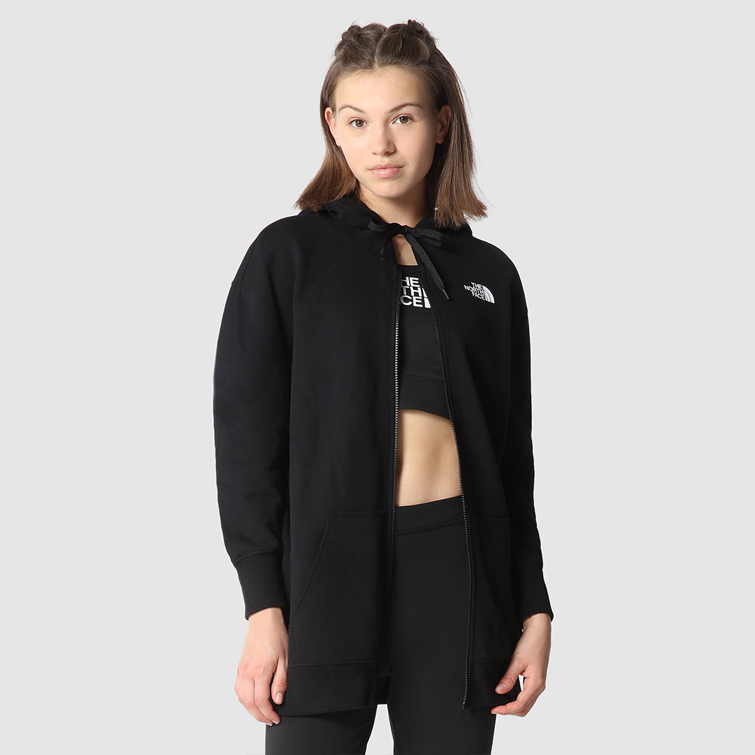 THE NORTH FACE W OPEN GATE FULL ZIP HOODIE NF0A55GPJK3-JK3 Μαύρο