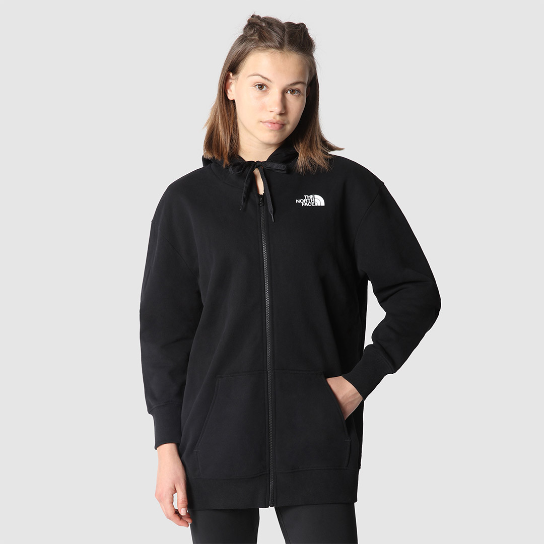 THE NORTH FACE W OPEN GATE FULL ZIP HOODIE NF0A55GPJK3-JK3 Μαύρο