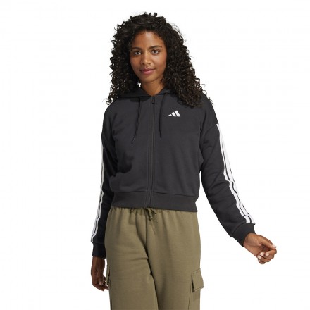 adidas sportswear W 3S FT FZ HD JE0052 Μαύρο