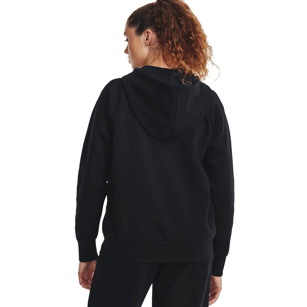UNDER ARMOUR RIVAL FLEECE FZ HOODIE 1379497-001 Μαύρο