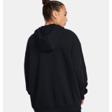 UNDER ARMOUR PJT RCK HW TERRY FZ OS Q1 1383599-001 Black Image 0