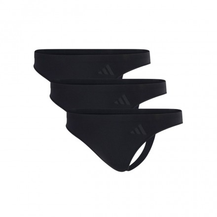 adidas Performance  PACKAGED PANTIES THONG (3PK) 4A0473-000 Μαύρο