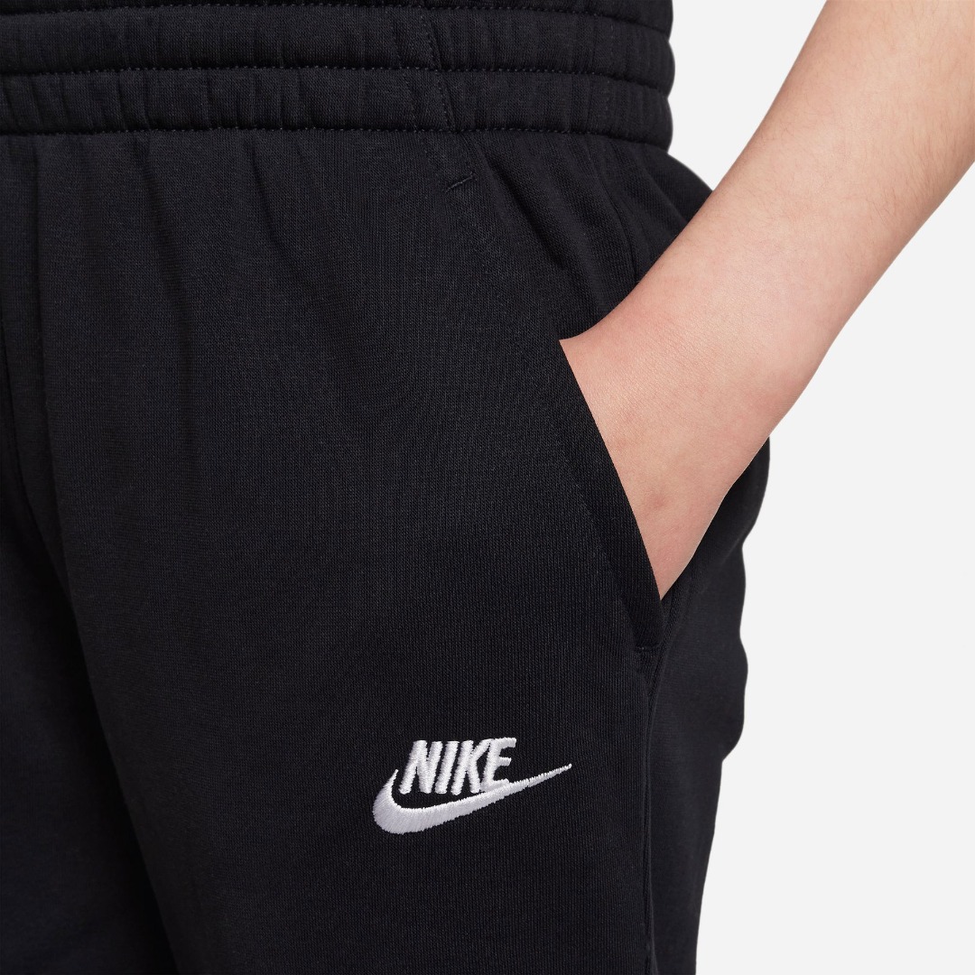 NIKE K NSW CLUB FLC JGGR LBR FD3008-010 Μαύρο