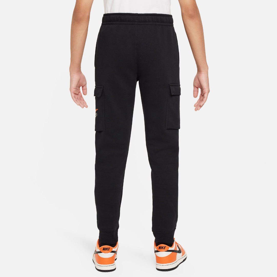 NIKE B NSW SI FLC CARGO PANT BB FZ4718-010 Μαύρο