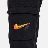 NIKE B NSW SI FLC CARGO PANT BB FZ4718-010 Μαύρο Εικόνα 3