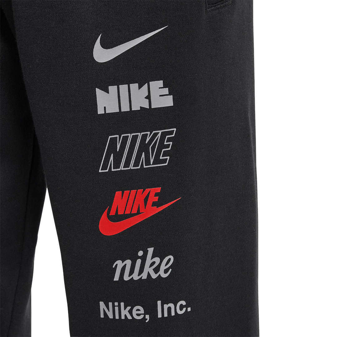 NIKE K NSW CLUB FLC JGGR MLOGO HQ0973-010 Μαύρο