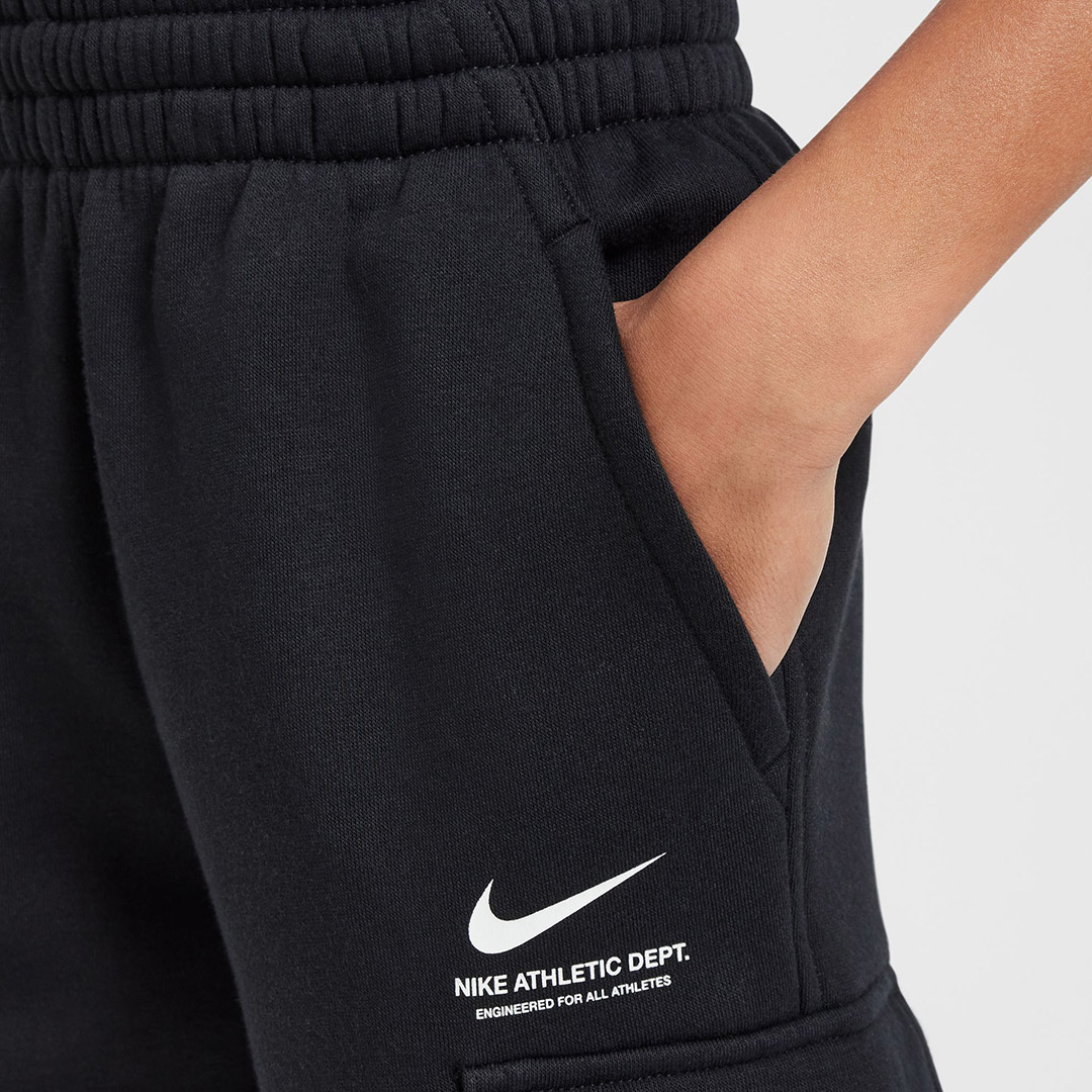 NIKE B NSW SI FLC CARGO PANT BB HV6972-010 Μαύρο