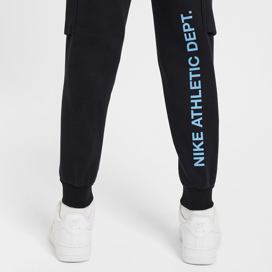 NIKE B NSW SI FLC CARGO PANT BB HV6972-010 Μαύρο