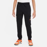 NIKE B NSW SI FLC CARGO PANT BB FZ4718-010 Μαύρο Εικόνα 