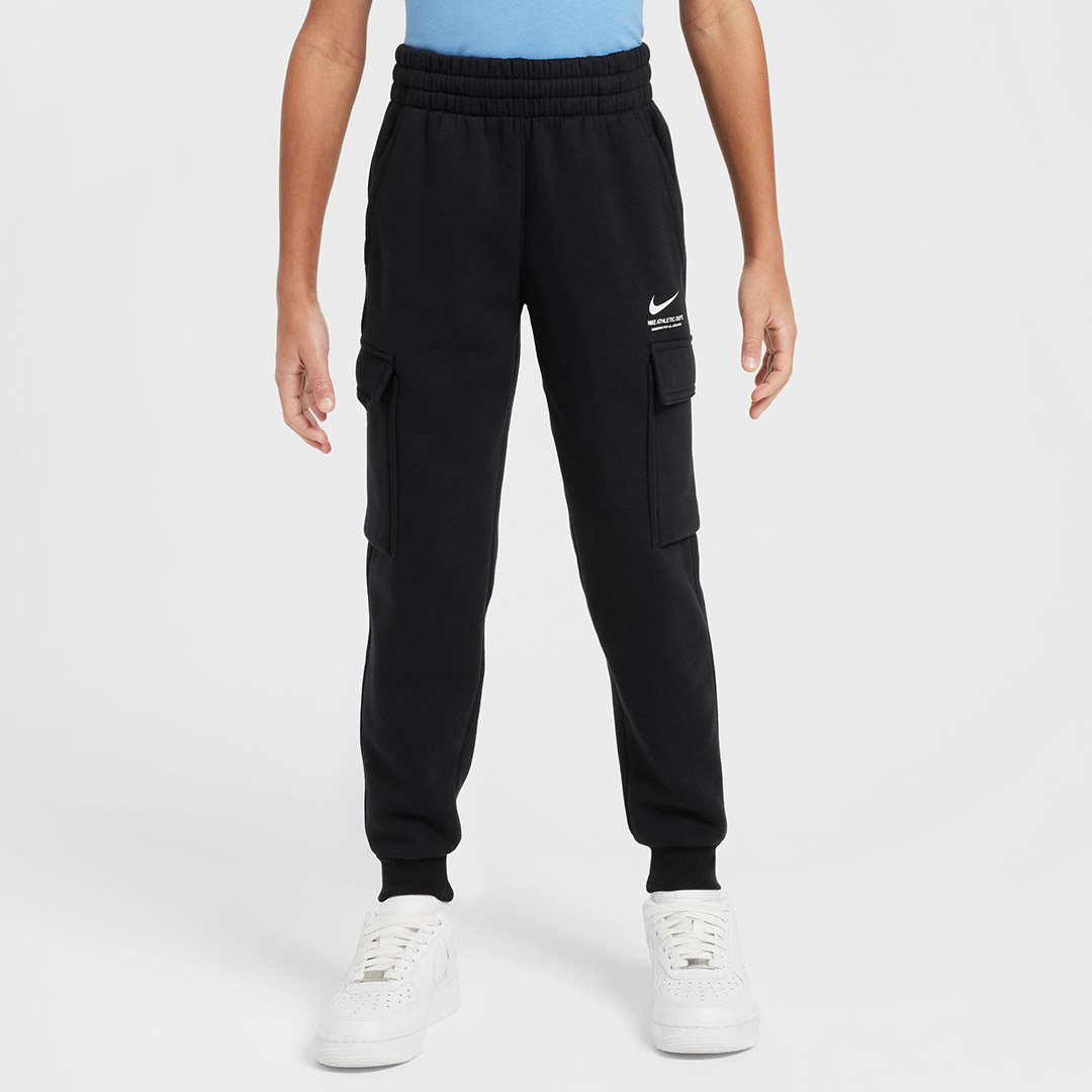 NIKE B NSW SI FLC CARGO PANT BB HV6972-010 Μαύρο