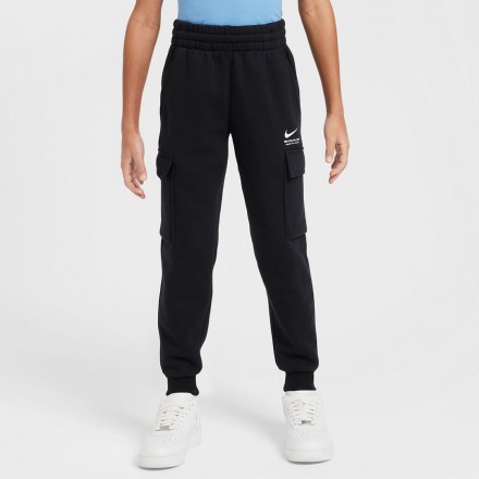 NIKE B NSW SI FLC CARGO PANT BB HV6972-010 Μαύρο