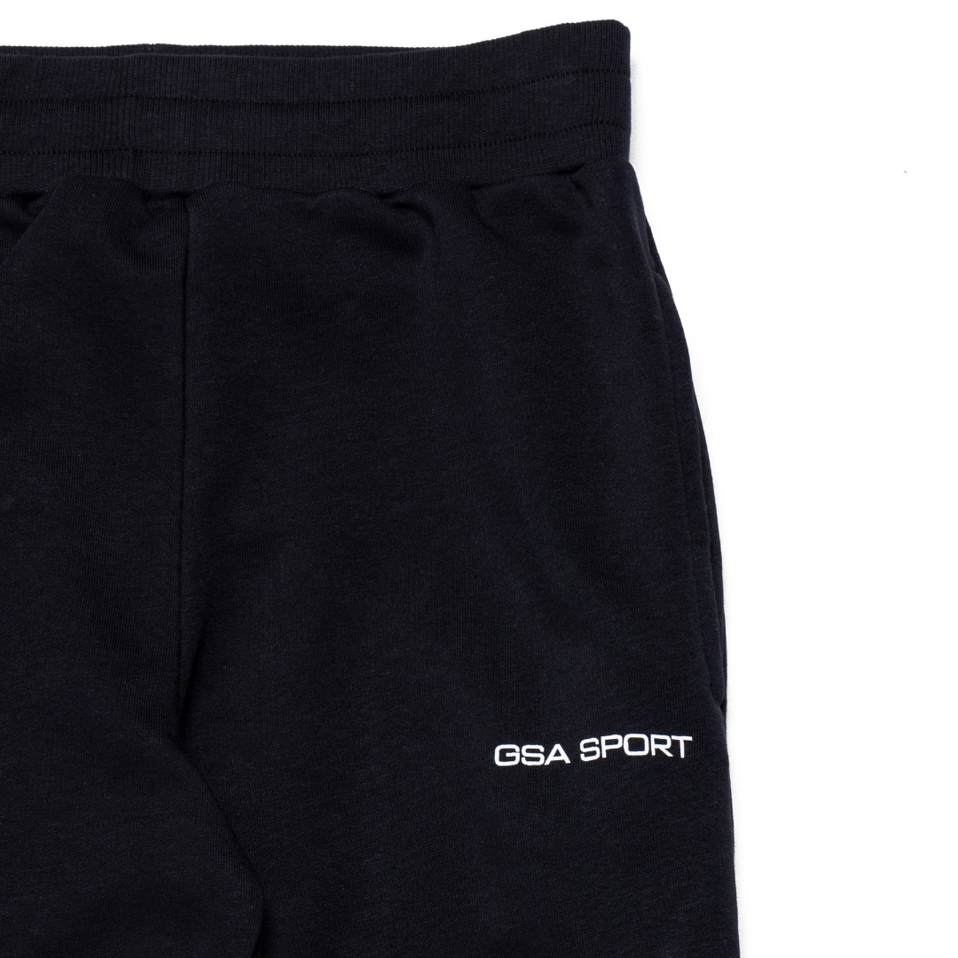 GSA SPORT COTTON JOGGER PANTS 28-3406-BLACK Μαύρο