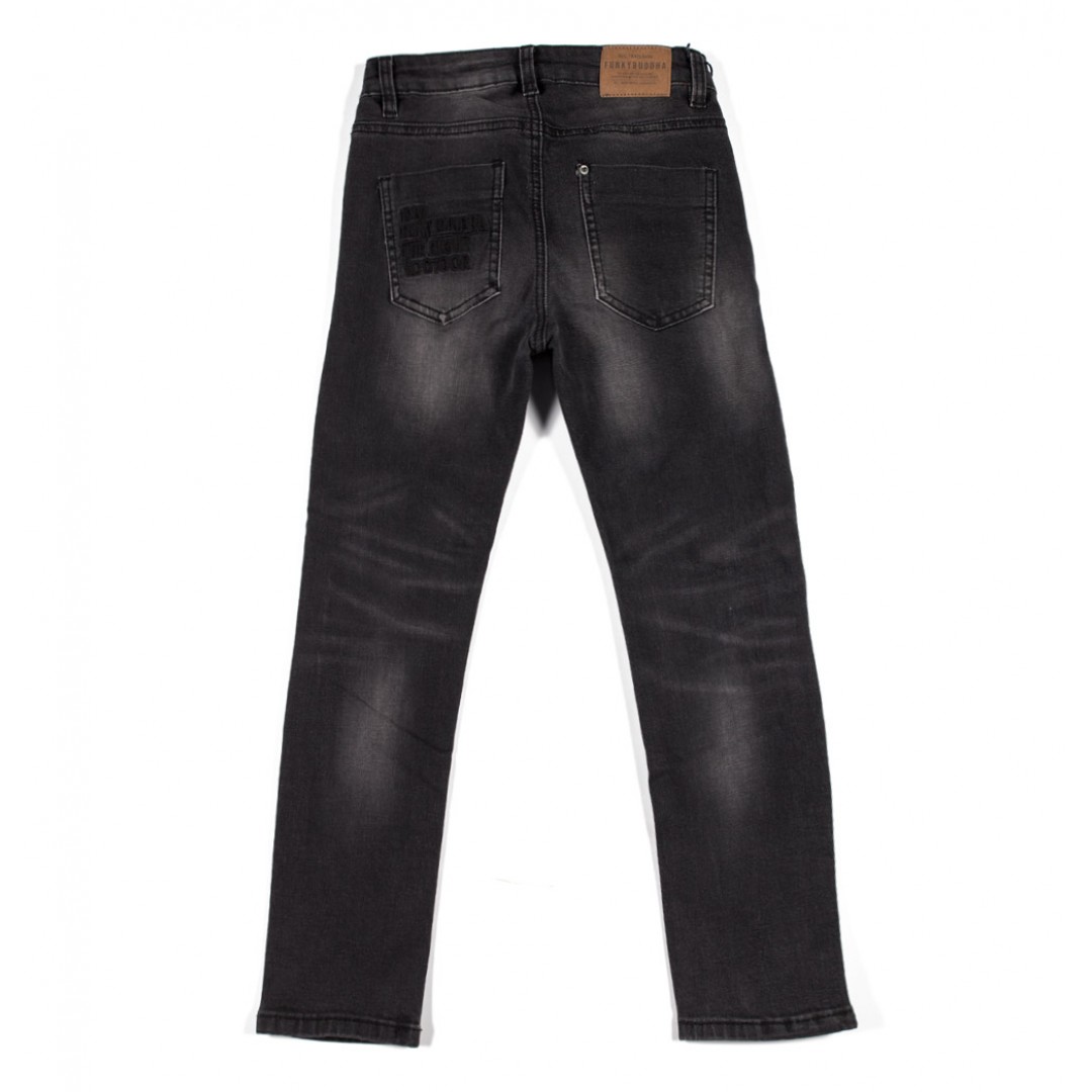 FUNKY BUDDHA FBB364-02218-DK GREY Ανθρακί