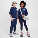 NIKE K NSW CLUB FT CREW LBR MC HJ3144-410 Μπλε Εικόνα 5