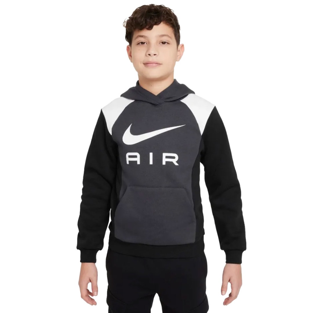 NIKE K AIR PO HOODIE FZ4955-060 Γκρί