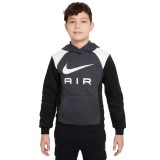 NIKE K AIR PO HOODIE FZ4955-060 Γκρί Εικόνα 
