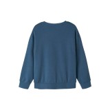 NAME IT NKMVILDAR LS SWEAT BOX BRU 13234447-4880054 Σιελ Εικόνα 0