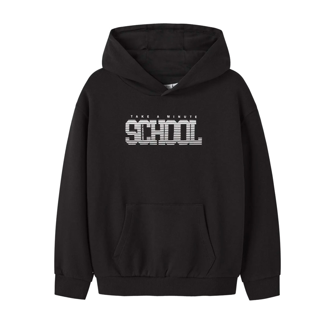 NAME IT NKMLUCAS LS RLX SWEAT WH BRU 13246260-4824552 Μαύρο