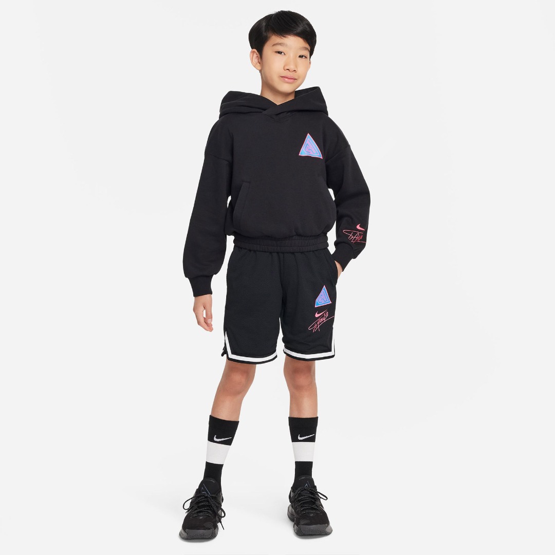 NIKE GA K NK PO HOODIE FD3975-010 Μαύρο