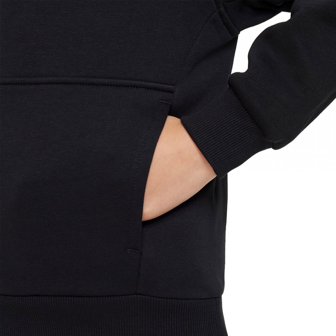 NIKE K NSW CLUB FLC HDY LBR FD3000-010 Μαύρο