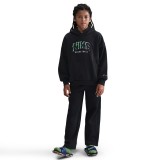 NIKE K NK COB FLC PO HOODIE GLITCH HV0508-010 Black Image 3