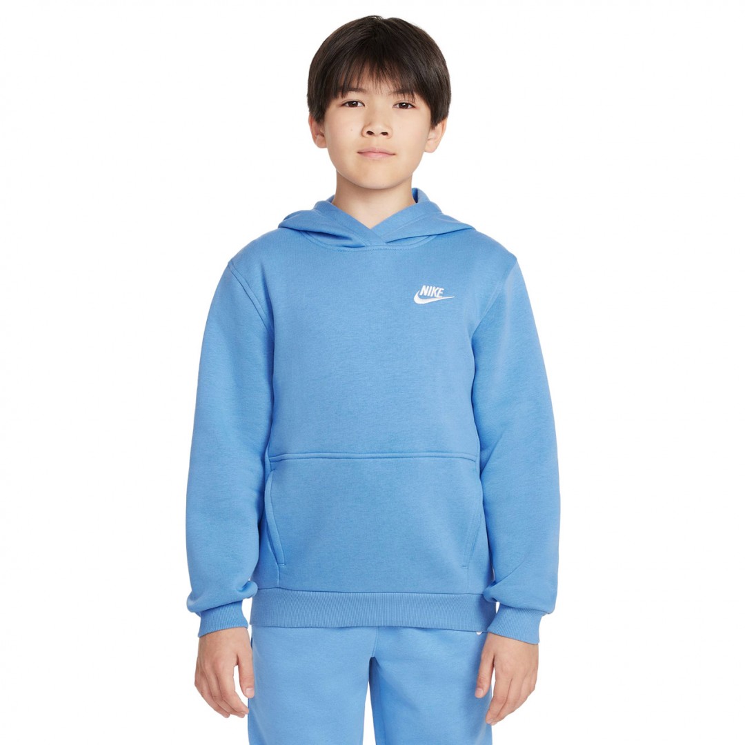 NIKE K NSW CLUB FLC HDY LBR FD3000-489 Siel