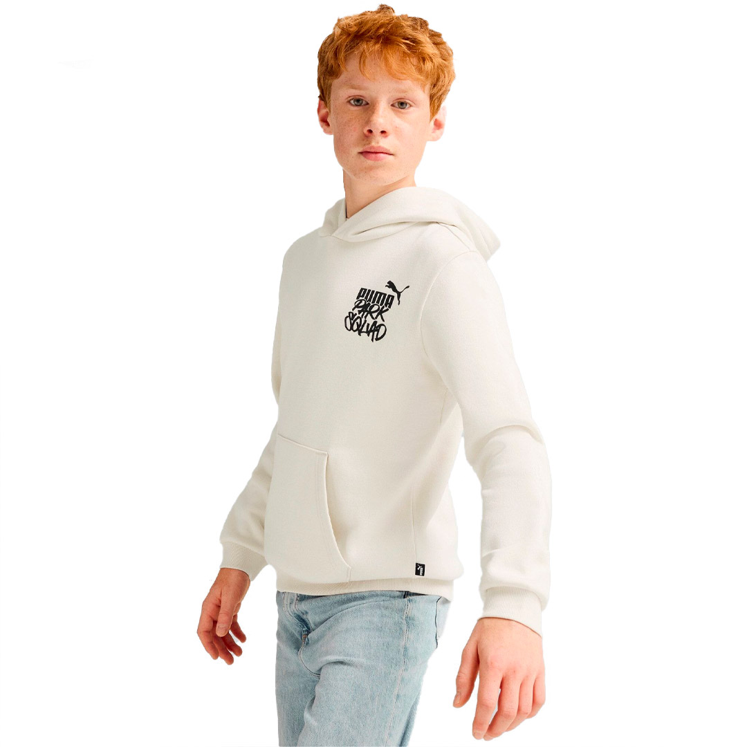 PUMA ESS+ MID 90S HOODIE FL B 681877-87 Εκρού