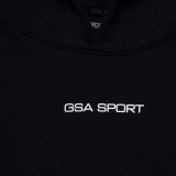 GSA SPORT LOGO HOODIE (BRUSHED) 28-3404-BLACK Black Image 1