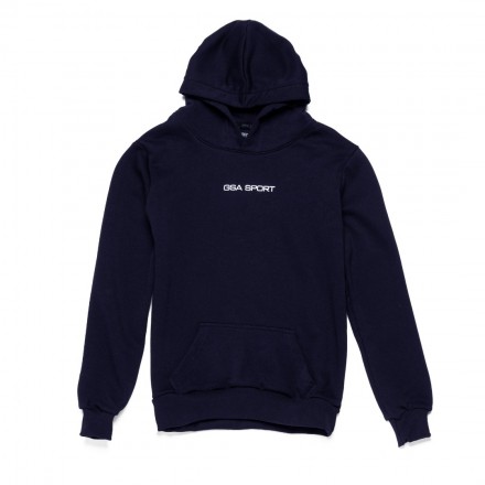 GSA SPORT LOGO HOODIE (BRUSHED) 28-3404-BLUE MARINE Μπλε