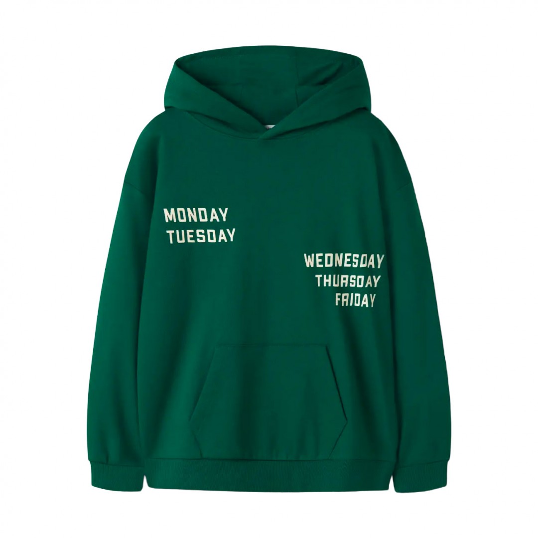 NAME IT NKMLELAND LS RLX SWEAT WH BRU BOX 13259113-EVERGREEN Turquoise