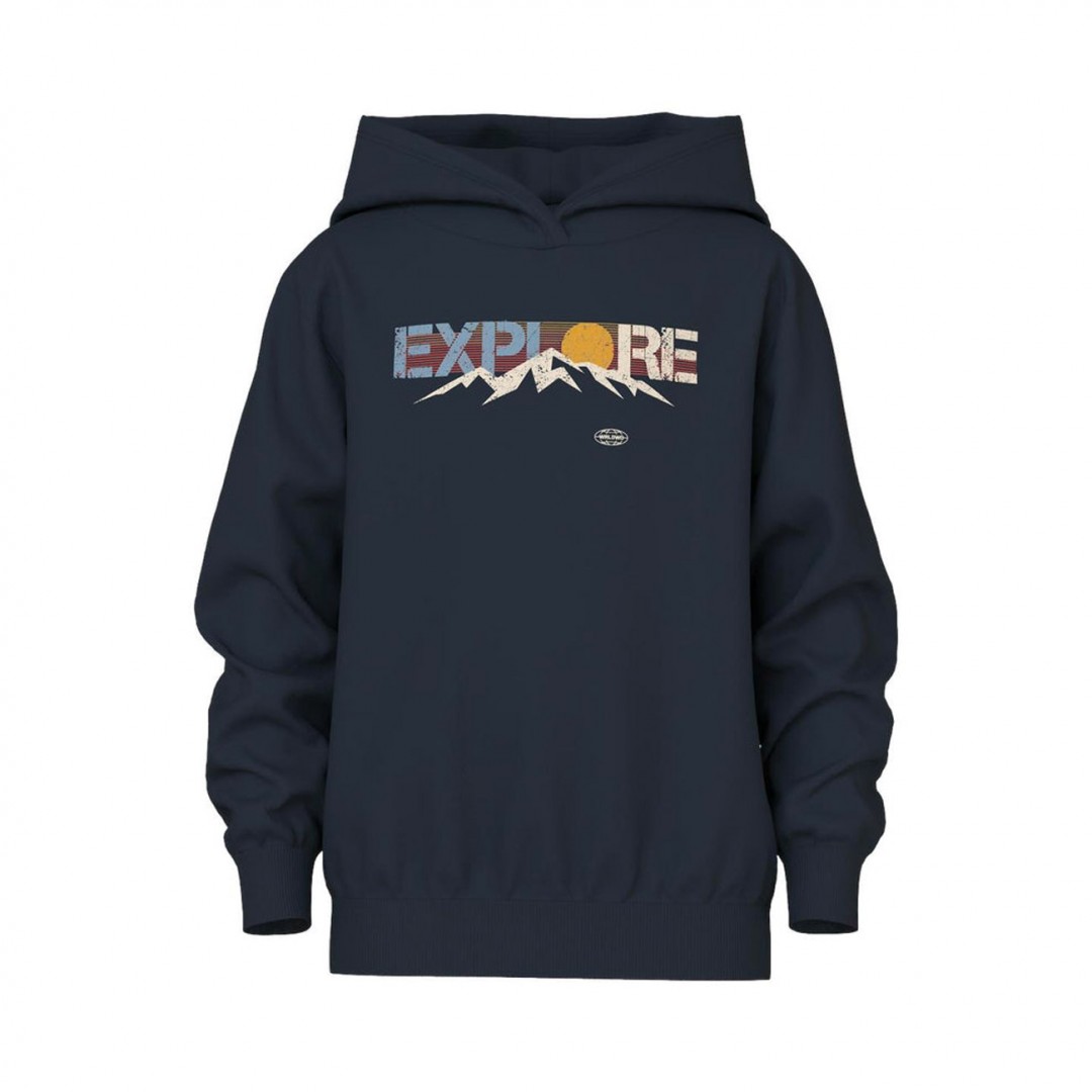NAME IT NKMVILDAR LS SWEAT BOX BRU 13234447-4880053 Μπλε