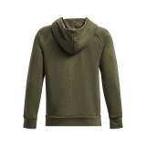 UNDER ARMOUR RIVAL FLEECE HOODIE 1379792-390 Κhaki Image 0