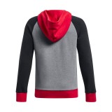 UNDER ARMOUR RIVAL FLEECE SCRIPT CB HD 1379795-001 Black Image 0