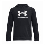 UNDER ARMOUR RIVAL FLEECE BL HOODIE 1379791-001 Black Image 