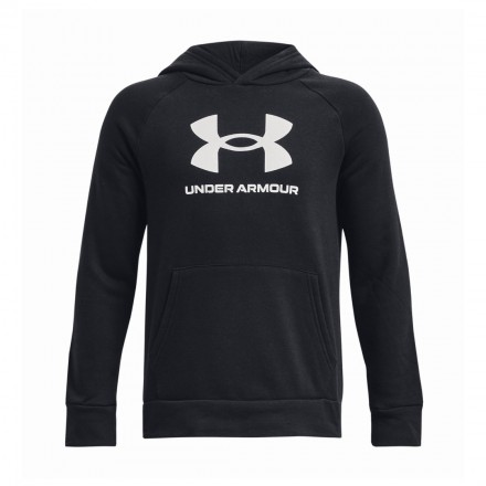 UNDER ARMOUR RIVAL FLEECE BL HOODIE 1379791-001 Black